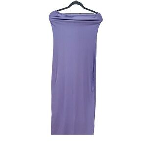 Strapless maxi fitted dress
